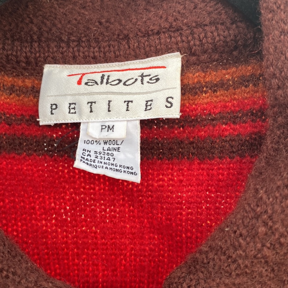 Vintage Wool Jacket ,Talbots Double Breasted Grea… - image 2